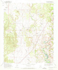 Page Springs Arizona Historical topographic map, 1:24000 scale, 7.5 X 7.5 Minute, Year 1969
