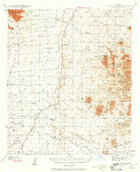Palo Alto Ranch Arizona Historical topographic map, 1:62500 scale, 15 X 15 Minute, Year 1940