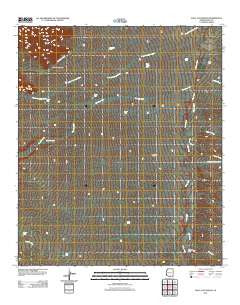 Palo Alto Ranch Arizona Historical topographic map, 1:24000 scale, 7.5 X 7.5 Minute, Year 2011