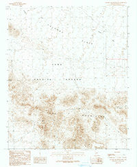 Palomas Mountains NW Arizona Historical topographic map, 1:24000 scale, 7.5 X 7.5 Minute, Year 1990