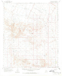 Palomas Mts Arizona Historical topographic map, 1:62500 scale, 15 X 15 Minute, Year 1965