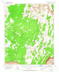 Paria Plateau Arizona Historical topographic map, 1:62500 scale, 15 X 15 Minute, Year 1954