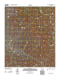 Park Creek Cabins Arizona Historical topographic map, 1:24000 scale, 7.5 X 7.5 Minute, Year 2011
