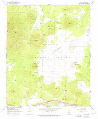 Parks Arizona Historical topographic map, 1:24000 scale, 7.5 X 7.5 Minute, Year 1966