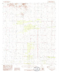 Pat Hills South Arizona Historical topographic map, 1:24000 scale, 7.5 X 7.5 Minute, Year 1986