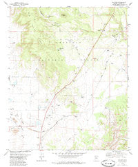 Paulden Arizona Historical topographic map, 1:24000 scale, 7.5 X 7.5 Minute, Year 1979
