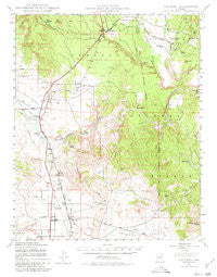 Paulden Arizona Historical topographic map, 1:62500 scale, 15 X 15 Minute, Year 1947
