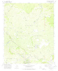 Payson North Arizona Historical topographic map, 1:24000 scale, 7.5 X 7.5 Minute, Year 1973