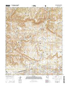 Payson North Arizona Current topographic map, 1:24000 scale, 7.5 X 7.5 Minute, Year 2014
