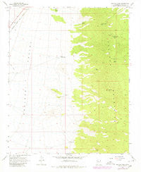 Peacock Peak Arizona Historical topographic map, 1:24000 scale, 7.5 X 7.5 Minute, Year 1968