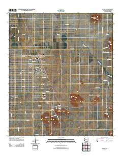 Pearce Arizona Historical topographic map, 1:24000 scale, 7.5 X 7.5 Minute, Year 2011