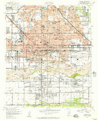 Phoenix Arizona Historical topographic map, 1:24000 scale, 7.5 X 7.5 Minute, Year 1952