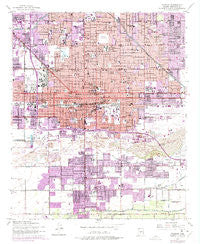Phoenix Arizona Historical topographic map, 1:24000 scale, 7.5 X 7.5 Minute, Year 1952