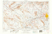 Phoenix Arizona Historical topographic map, 1:250000 scale, 1 X 2 Degree, Year 1954
