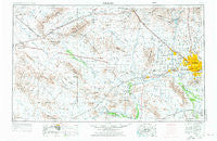 Phoenix Arizona Historical topographic map, 1:250000 scale, 1 X 2 Degree, Year 1954
