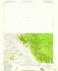 Picacho Butte Arizona Historical topographic map, 1:62500 scale, 15 X 15 Minute, Year 1947