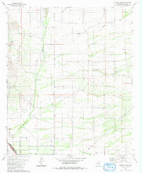 Picacho Pass Arizona Historical topographic map, 1:24000 scale, 7.5 X 7.5 Minute, Year 1980