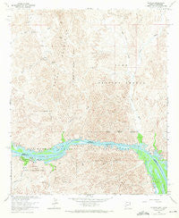 Picacho California Historical topographic map, 1:24000 scale, 7.5 X 7.5 Minute, Year 1964