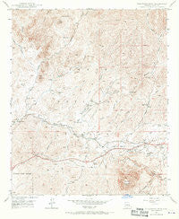 Picketpost Mtn Arizona Historical topographic map, 1:24000 scale, 7.5 X 7.5 Minute, Year 1948