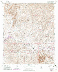 Picketpost Mtn Arizona Historical topographic map, 1:24000 scale, 7.5 X 7.5 Minute, Year 1948