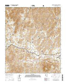 Picketpost Mountain Arizona Current topographic map, 1:24000 scale, 7.5 X 7.5 Minute, Year 2014
