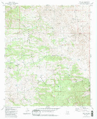 Piety Hill Arizona Historical topographic map, 1:24000 scale, 7.5 X 7.5 Minute, Year 1981