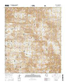 Piety Hill Arizona Current topographic map, 1:24000 scale, 7.5 X 7.5 Minute, Year 2014