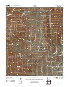 Pilgrim Wash Arizona Historical topographic map, 1:24000 scale, 7.5 X 7.5 Minute, Year 2011