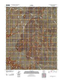 Pillow Mountain Arizona Historical topographic map, 1:24000 scale, 7.5 X 7.5 Minute, Year 2011