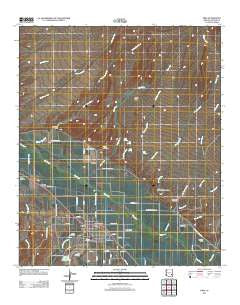 Pima Arizona Historical topographic map, 1:24000 scale, 7.5 X 7.5 Minute, Year 2011