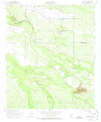 Pima Butte Arizona Historical topographic map, 1:24000 scale, 7.5 X 7.5 Minute, Year 1952