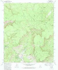 Pine Arizona Historical topographic map, 1:24000 scale, 7.5 X 7.5 Minute, Year 1973