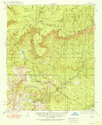 Pine Arizona Historical topographic map, 1:62500 scale, 15 X 15 Minute, Year 1934
