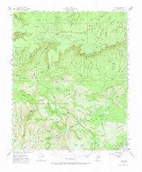 Pine Arizona Historical topographic map, 1:62500 scale, 15 X 15 Minute, Year 1952