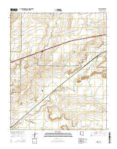 Pinta Arizona Current topographic map, 1:24000 scale, 7.5 X 7.5 Minute, Year 2014