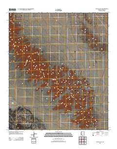 Pinta Playa Arizona Historical topographic map, 1:24000 scale, 7.5 X 7.5 Minute, Year 2011