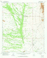 Pisinimo Arizona Historical topographic map, 1:62500 scale, 15 X 15 Minute, Year 1963