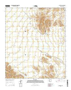 Platt Well Arizona Current topographic map, 1:24000 scale, 7.5 X 7.5 Minute, Year 2014