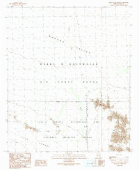 Point of the Pintas Arizona Historical topographic map, 1:24000 scale, 7.5 X 7.5 Minute, Year 1990