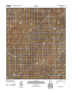 Porter Canyon Arizona Historical topographic map, 1:24000 scale, 7.5 X 7.5 Minute, Year 2011