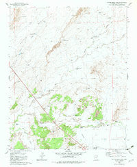 Potter Mesa Tank Arizona Historical topographic map, 1:24000 scale, 7.5 X 7.5 Minute, Year 1982