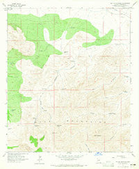 Potter Mountain Arizona Historical topographic map, 1:24000 scale, 7.5 X 7.5 Minute, Year 1958
