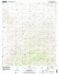 Potter Mountain Arizona Historical topographic map, 1:24000 scale, 7.5 X 7.5 Minute, Year 1996