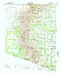 Presumido Peak Arizona Historical topographic map, 1:62500 scale, 15 X 15 Minute, Year 1941