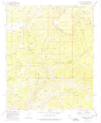 Promontory Butte Arizona Historical topographic map, 1:24000 scale, 7.5 X 7.5 Minute, Year 1973