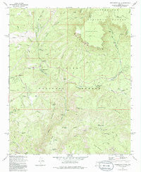 Promontory Butte Arizona Historical topographic map, 1:24000 scale, 7.5 X 7.5 Minute, Year 1973