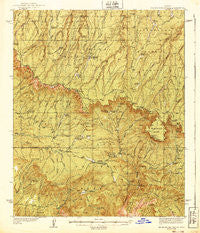 Promontory Butte Arizona Historical topographic map, 1:62500 scale, 15 X 15 Minute, Year 1939