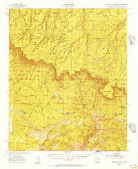 Promontory Butte Arizona Historical topographic map, 1:62500 scale, 15 X 15 Minute, Year 1952