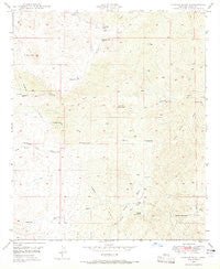 Putnam Wash Arizona Historical topographic map, 1:24000 scale, 7.5 X 7.5 Minute, Year 1949