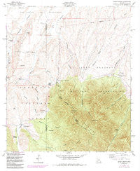 Pyeatt Ranch Arizona Historical topographic map, 1:24000 scale, 7.5 X 7.5 Minute, Year 1958